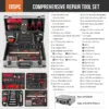 Professional Home DIY & Garage Auto Mechanics Tool Kit Set. Sockets, Wrenches, Pliers Tools in a Metal Tool Chest. OEM ODM Ready