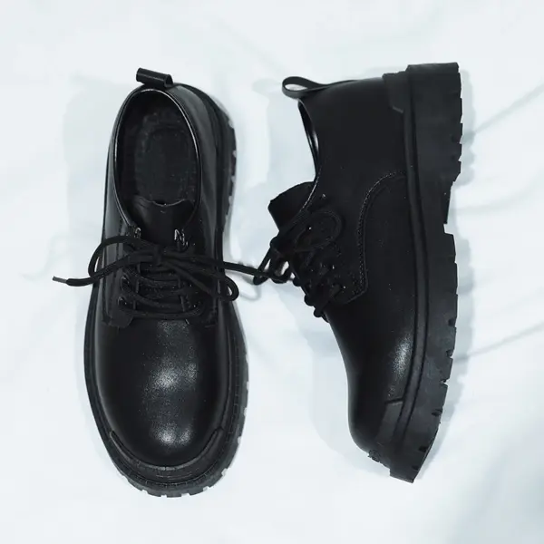 Wholesale Best Selling Adult Hard Sole Lightweight Leather Shoes Black Casual Shoes Business Men Leather Shoes