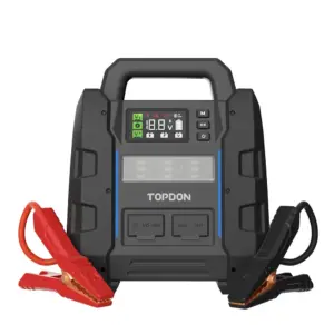 TOPDON V4500 Plus High-Displacement Vehicles Multi Function Power Bank for Car Battery Booster Super Capacitor Jump Starter