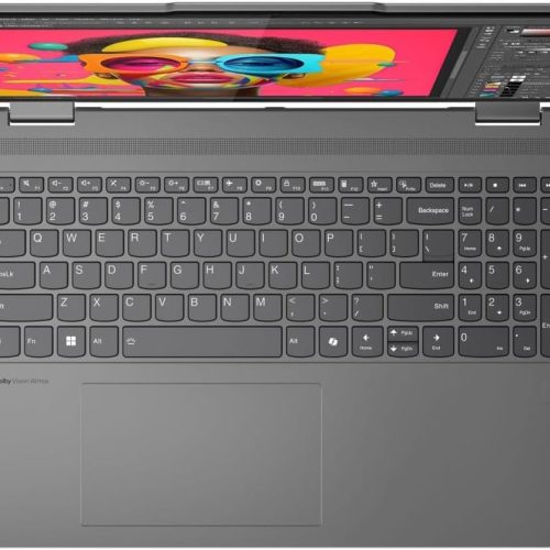 Lenovo Yoga 7i portátil 2 en 1, pantalla táctil 2K de 16", Core Ultra 7 155U (hasta 4.80 GHz), 16 GB DDR5, 1 TB PCIe SSD, Wi-Fi 6E, teclado retroiluminado, lector de huellas dactilares, TB 4, cámara
