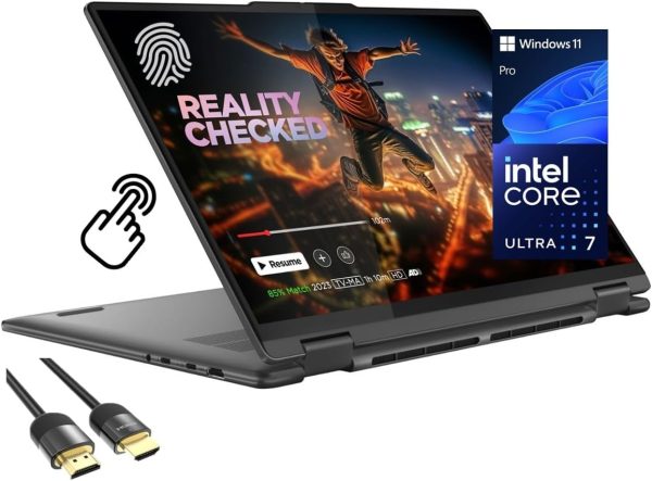 61g8sLDDvdL._AC_SL1280_ Lenovo Yoga 7i portátil 2 en 1, pantalla táctil 2K de 16", Core Ultra 7 155U (hasta 4.80 GHz), 16 GB DDR5, 1 TB PCIe SSD, Wi-Fi 6E, teclado retroiluminado, lector de huellas dactilares, TB 4, cámara