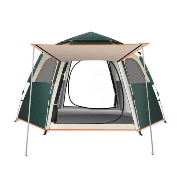 Premium Hexagonal Single Layer Tent Factory Cost Secure Stable 4 Season Portable Professional Campin Premium Hexagonal Single Layer Tent Factory Cost Secure Stable 4 Season Portable Professional Campin