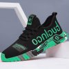 Zapatillas deportivas casuales de moda para hombre, precio de fábrica, cómodas para caminar, para primavera e invierno, de cuero genuino y malla